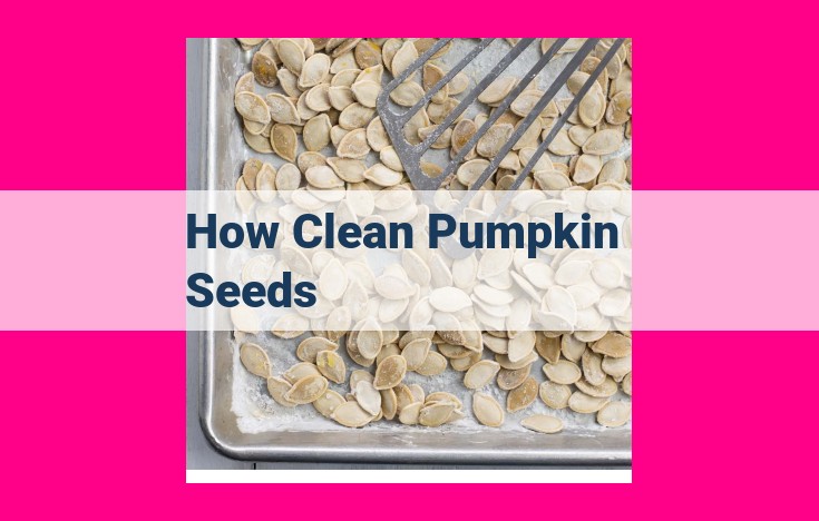 how clean pumpkin seeds