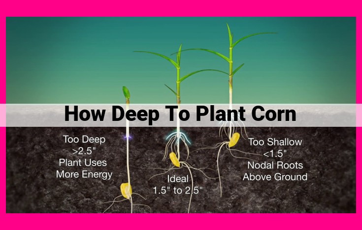 how deep to plant corn