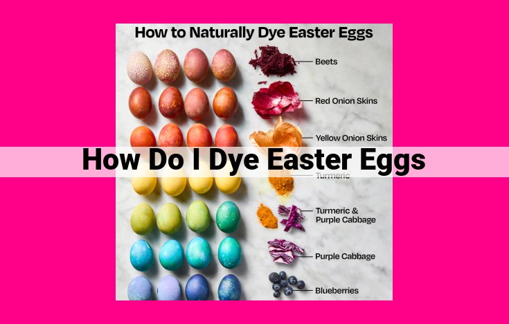 how do i dye easter eggs