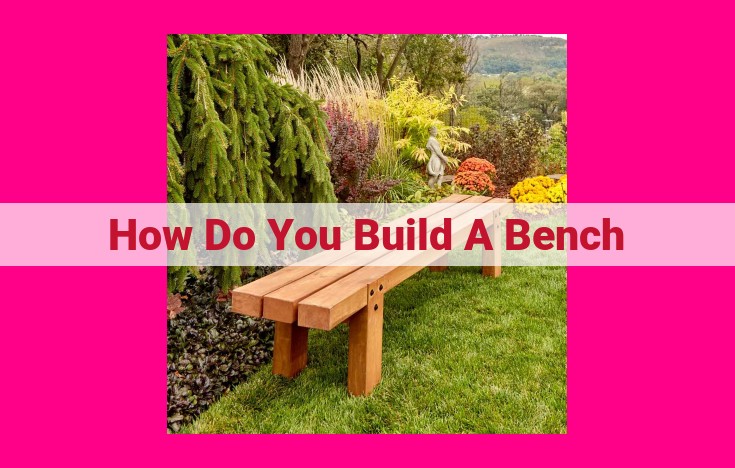 how do you build a bench