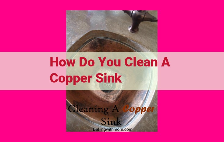 how do you clean a copper sink