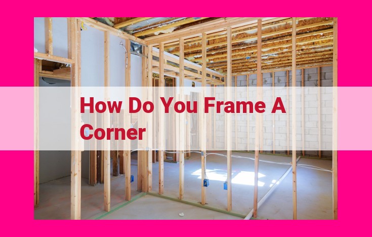 how do you frame a corner