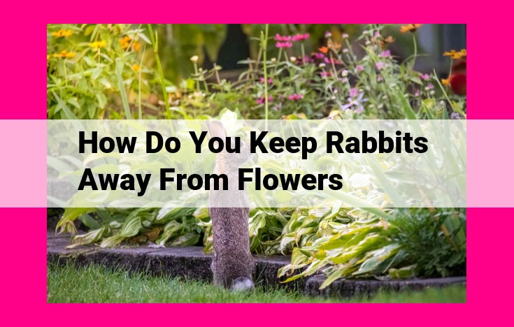 how do you keep rabbits away from flowers