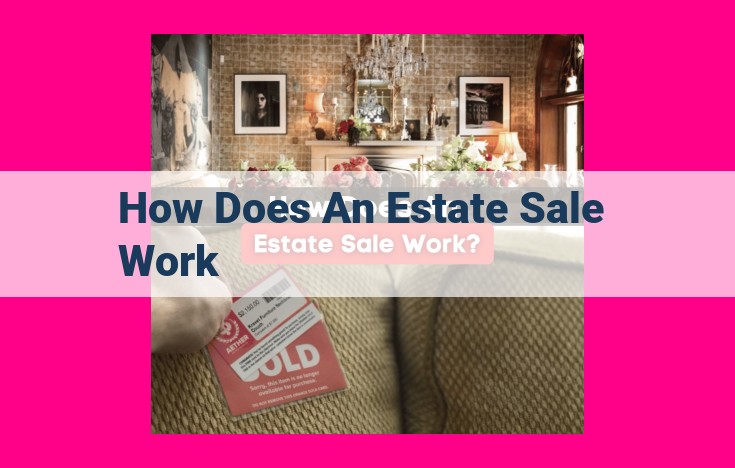 how does an estate sale work