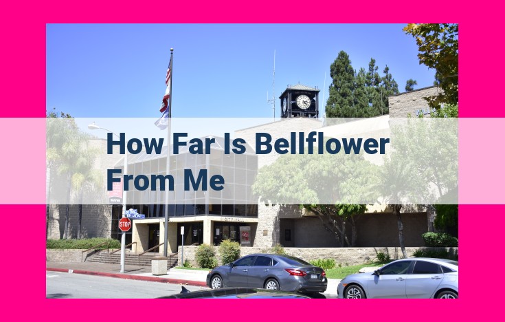 how far is bellflower from me