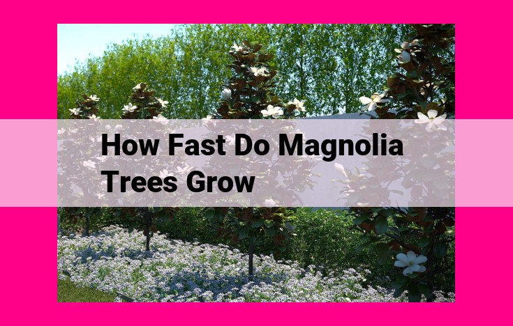 how fast do magnolia trees grow