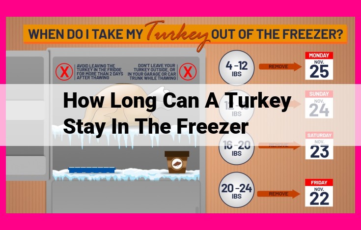 how long can a turkey stay in the freezer