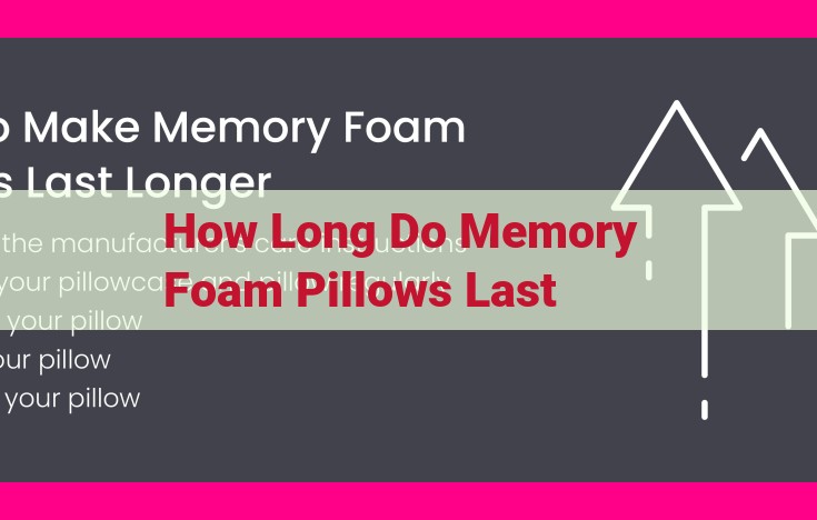 how long do memory foam pillows last