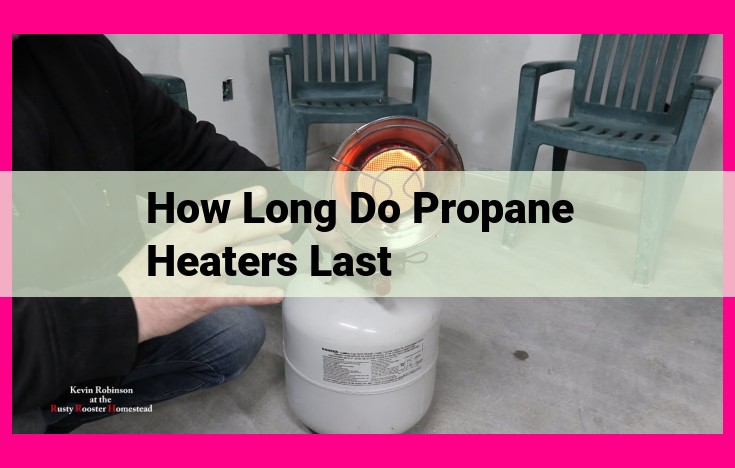 how long do propane heaters last