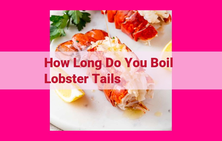 how long do you boil lobster tails