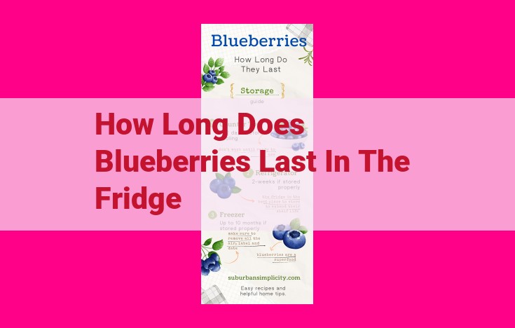 how long does blueberries last in the fridge