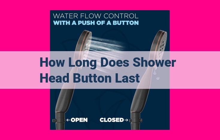 how long does shower head button last