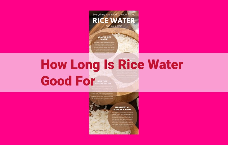 how long is rice water good for