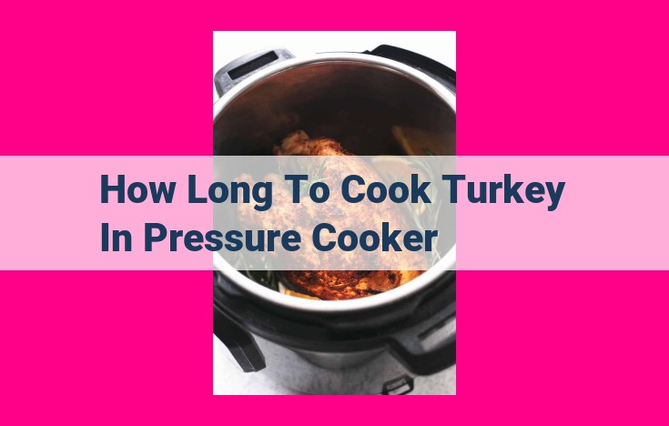 how long to cook turkey in pressure cooker