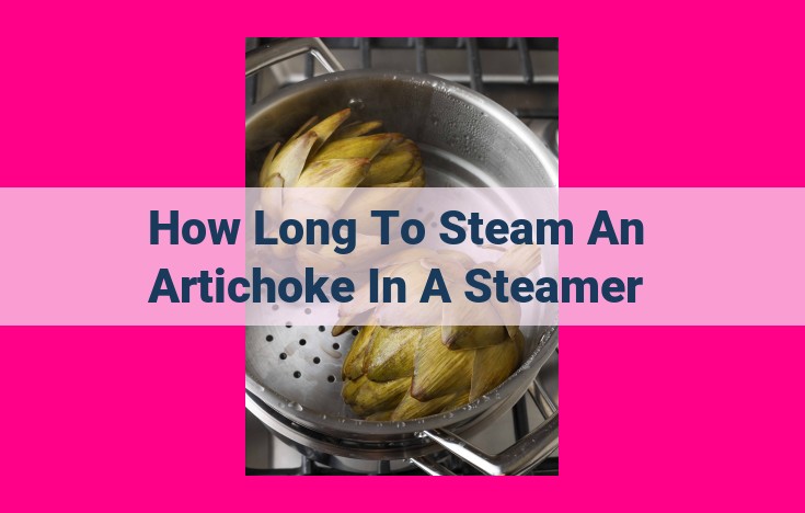 how long to steam an artichoke in a steamer