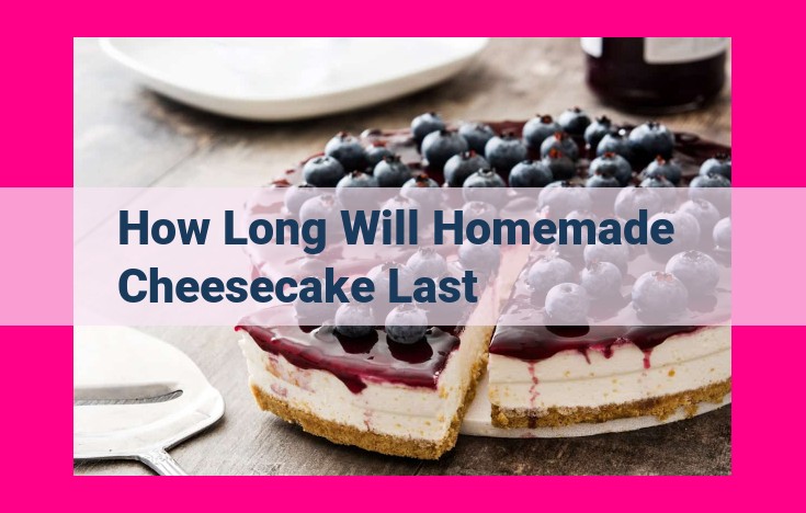 how long will homemade cheesecake last