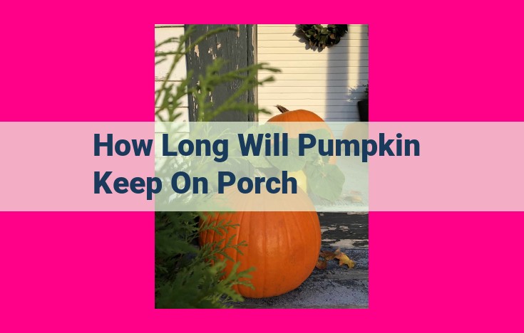 how long will pumpkin keep on porch