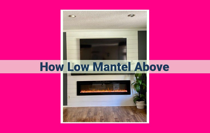 how low mantel above