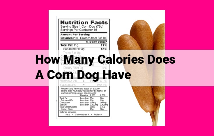 how many calories does a corn dog have