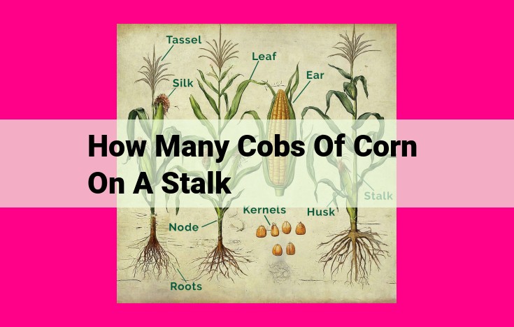 how many cobs of corn on a stalk