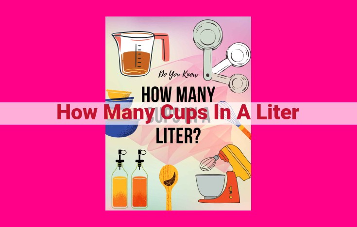 how many cups in a liter