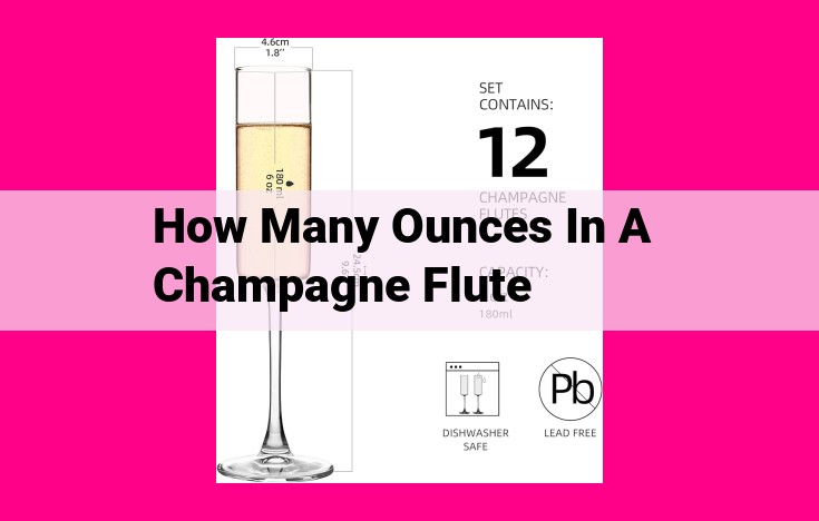 how many ounces in a champagne flute