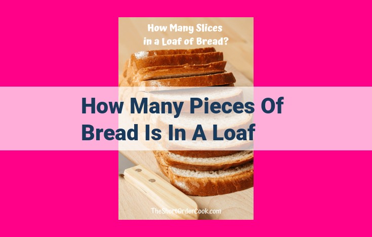 how many pieces of bread is in a loaf