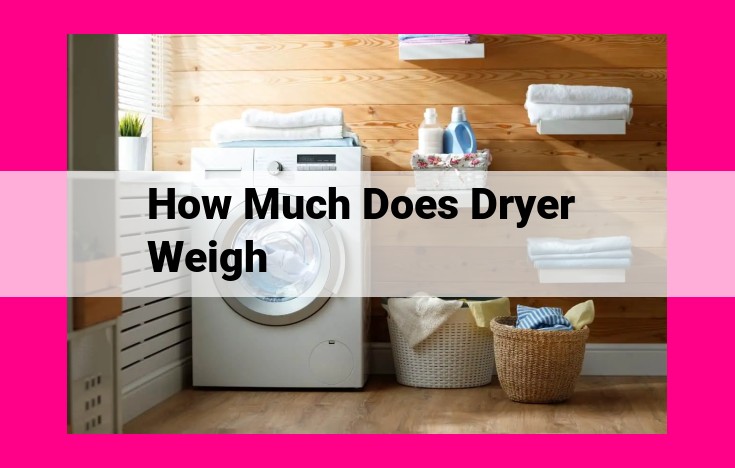 how much does dryer weigh