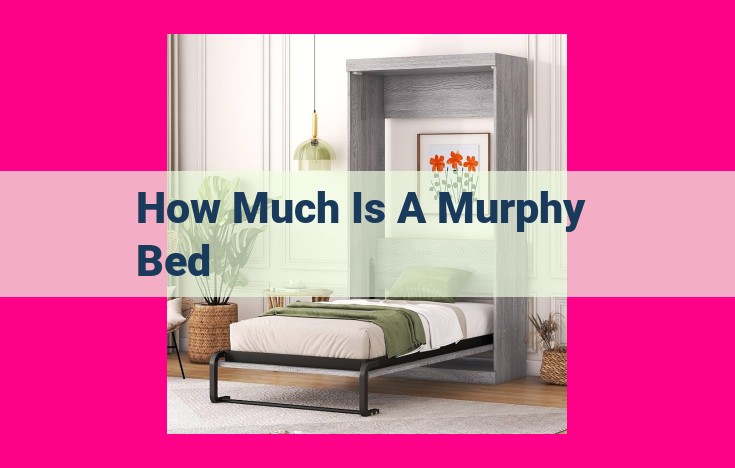 how much is a murphy bed