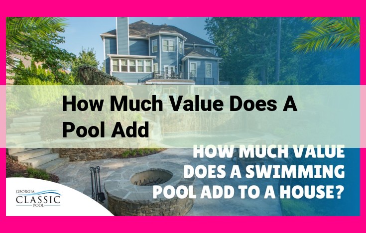 how much value does a pool add