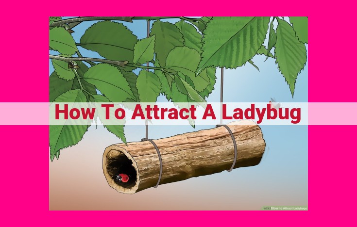 how to attract a ladybug