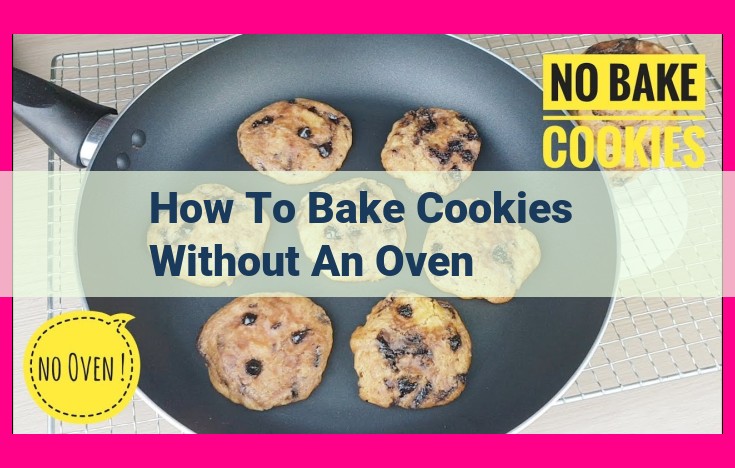 how to bake cookies without an oven