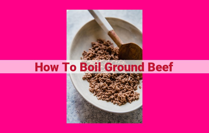 how to boil ground beef