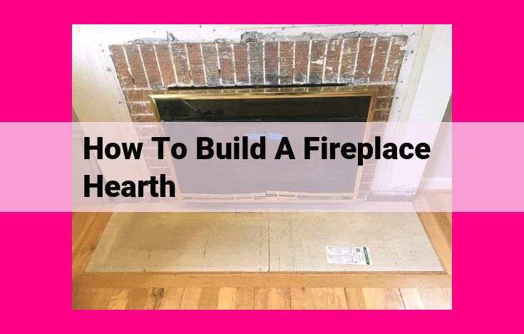 how to build a fireplace hearth