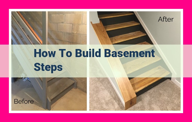 how to build basement steps