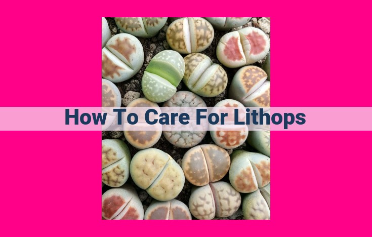 how to care for lithops