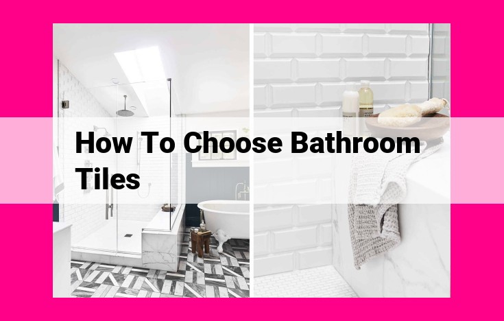 how to choose bathroom tiles