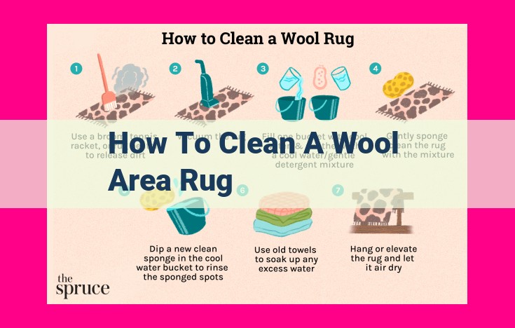 how to clean a wool area rug