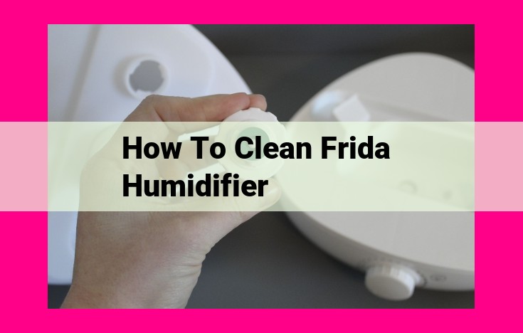 how to clean frida humidifier