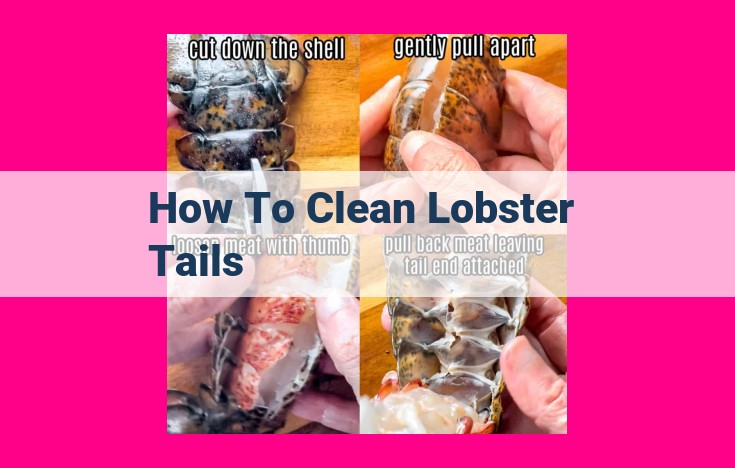 how to clean lobster tails