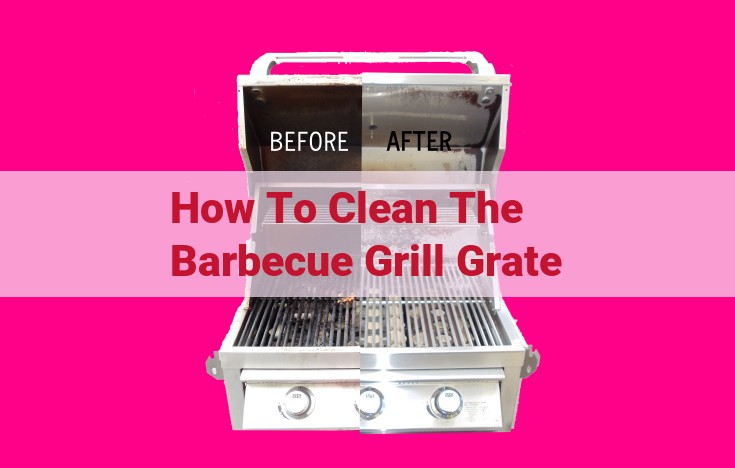 how to clean the barbecue grill grate