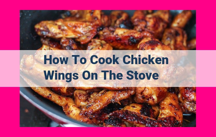 how to cook chicken wings on the stove