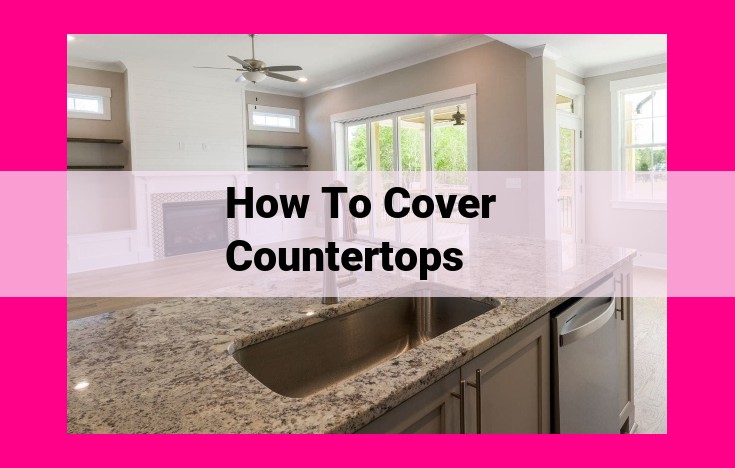 how to cover countertops