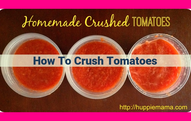 how to crush tomatoes