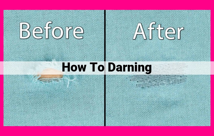 how to darning