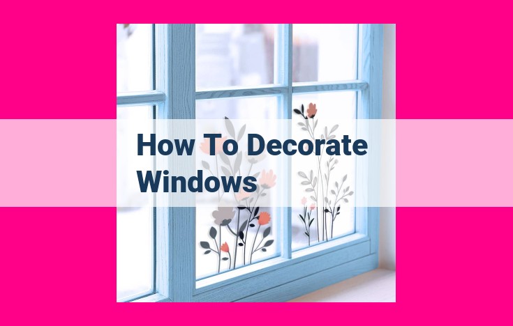 how to decorate windows