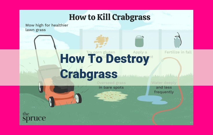 how to destroy crabgrass