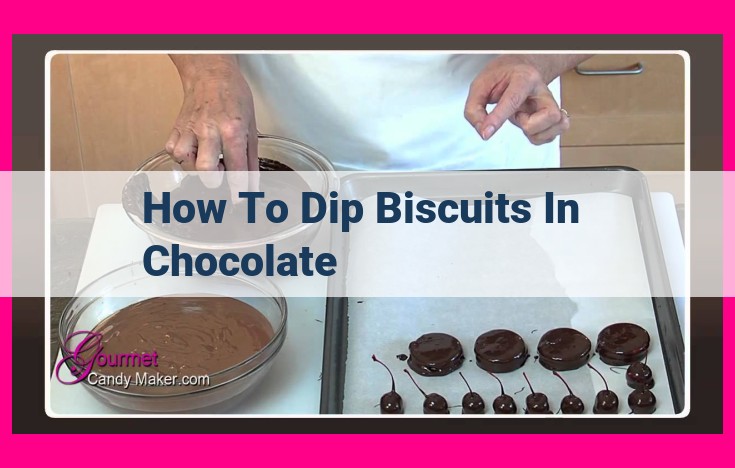 how to dip biscuits in chocolate