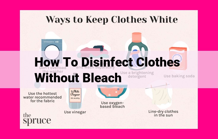 how to disinfect clothes without bleach