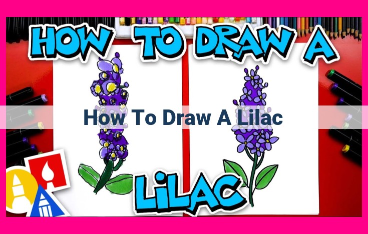 how to draw a lilac